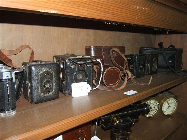 Appraisal: A GROUP OF EIGHT ZEISS CAMERAS to include four 's