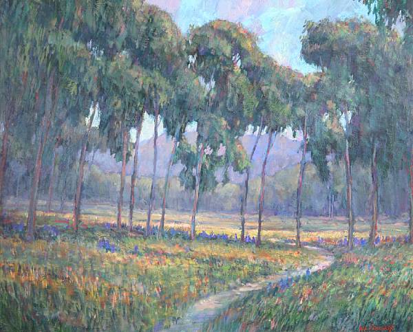 Appraisal: William Dorsey born Path through a Stand of Trees signed