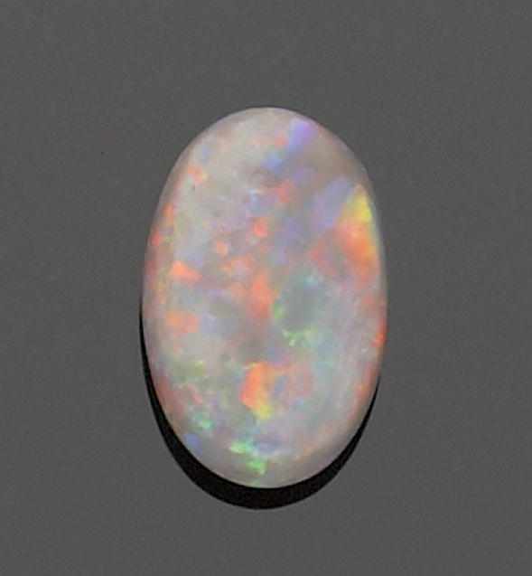 Appraisal: Crystal Opal Alan's Rise near Andamooka Australia An oval cabochon