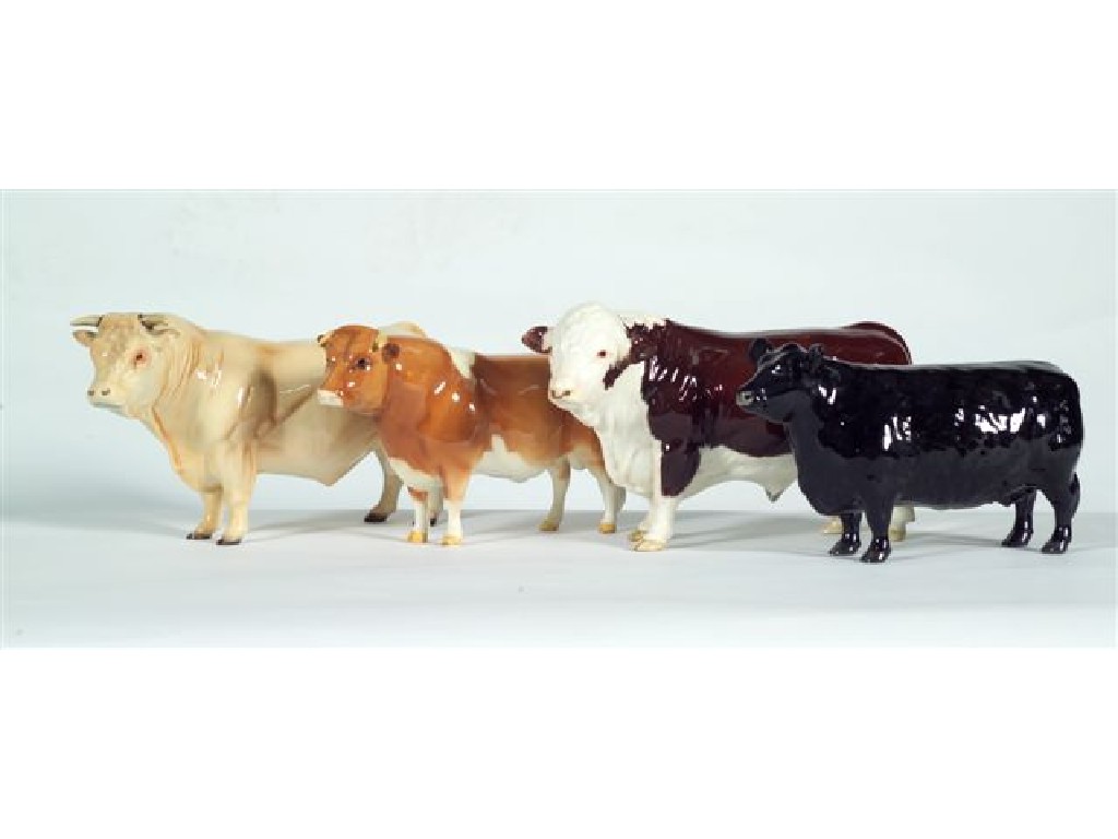 Appraisal: BESWICK MODEL OF A CHAROLAIS BULL designed by Alan Maslankowski