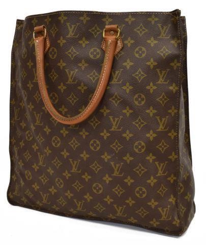 Appraisal: Louis Vuitton French Company Sac Plat tote bag in brown