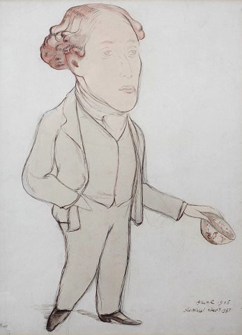 Appraisal: Albert Rutherston British - This is purportedly a caricature of