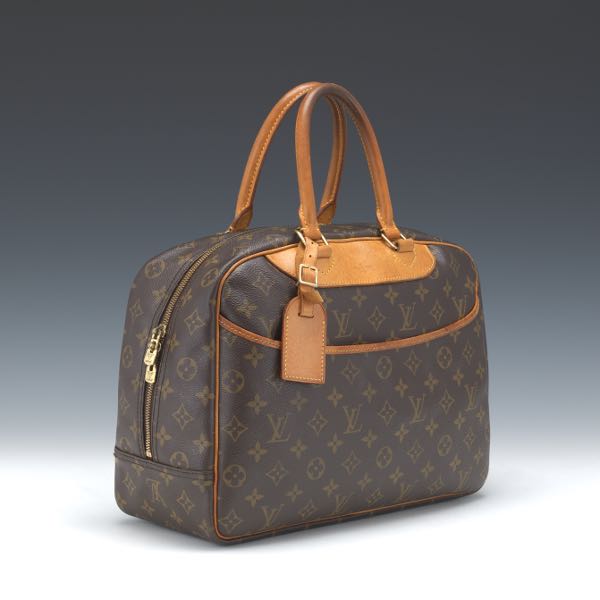 Appraisal: LOUIS VUITTON MONOGRAM DEAUVILLE x x Medium size Monogram canvas