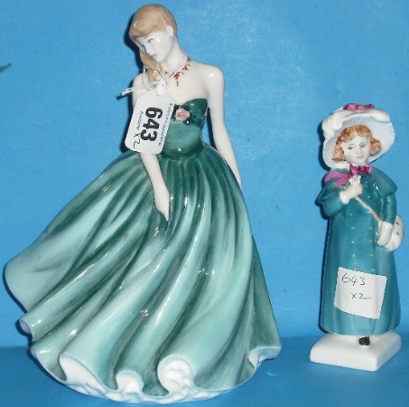 Appraisal: Royal Doulton Figures Carrie HN and Sarah HN