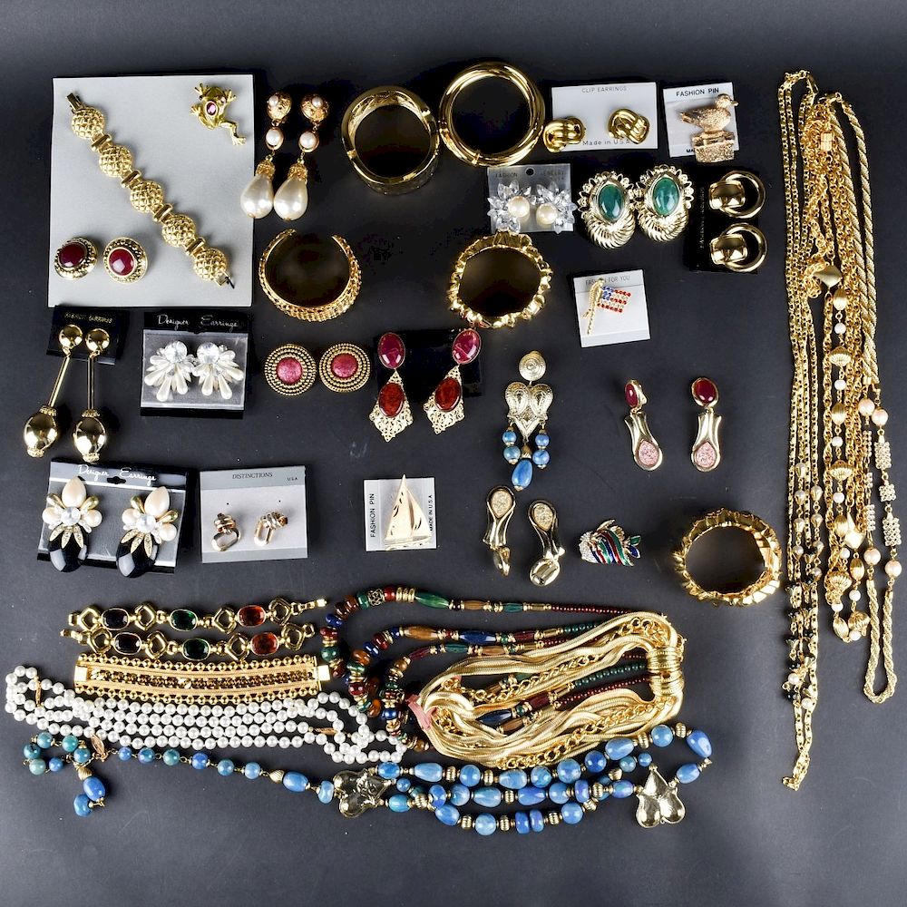 Appraisal: Large Collection of Retro Costume Jewelry Large Collection of Retro