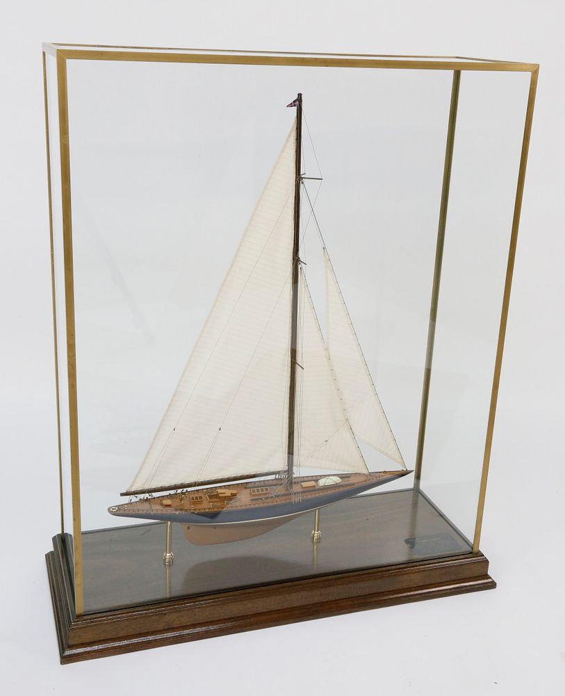 Appraisal: Cased Model of the America's Cup Challenger Endeavour Cased Model