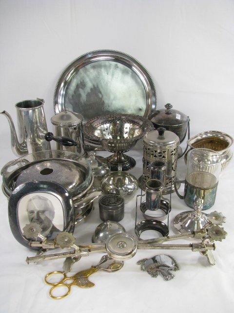 Appraisal: Items include Teapot by Queen Art tray by Reed Barton