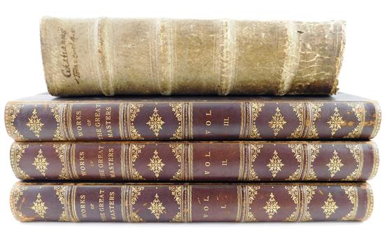 Appraisal: BOOKS Four th and th C volumes first Stephan Gratiani