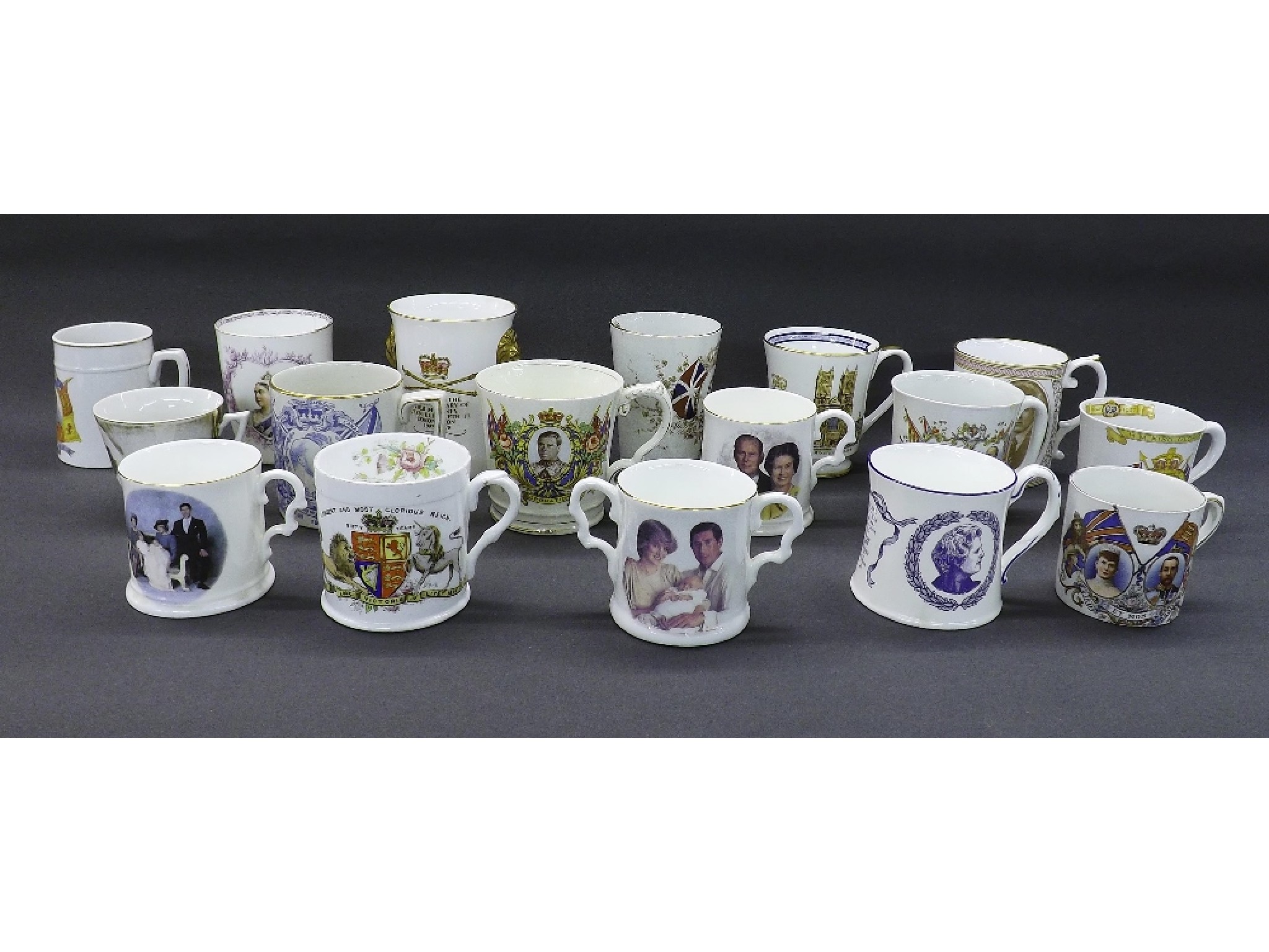 Appraisal: Extensive collection of th century and later commemorative ware to