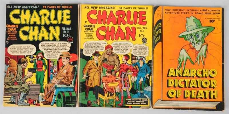 Appraisal: Lot of Anarcho Charlie Chan Comic Books Click for full