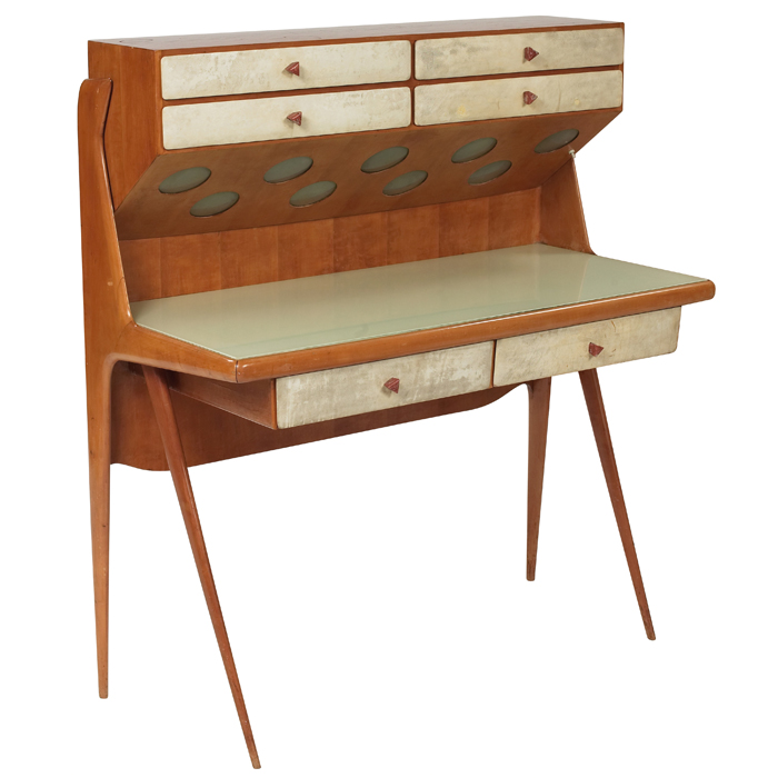 Appraisal: Midcentury Italian desk in the style of Ico Parisi designer