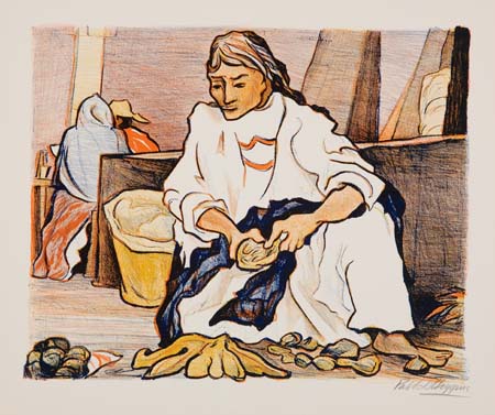 Appraisal: PORTFOLIO Mexican People Set of lithographs including printed in colors