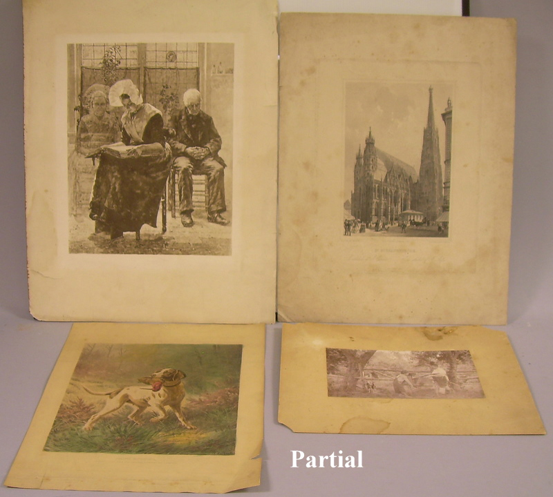 Appraisal: Lot of Twelve th Century American Unframed Bookplate Engravings and