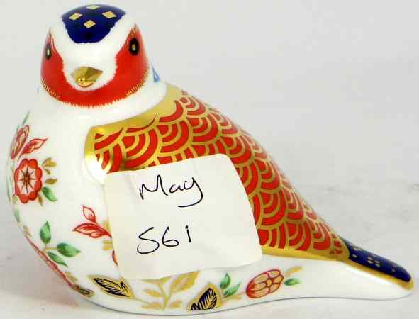 Appraisal: Royal Crown Derby Paperweight Windrush Chaffinch Boxed