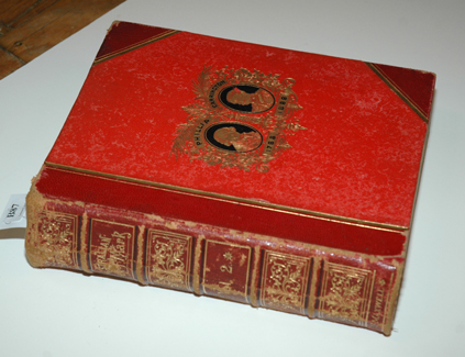 Appraisal: AUSTRALIAN MEN OF MARK LEATHER BOUND AND GILT TOOLED