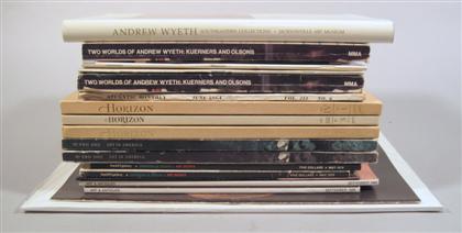 Appraisal: LotAndrew Wyeth - Museum Gallery Catalogues Periodical Literature relating to