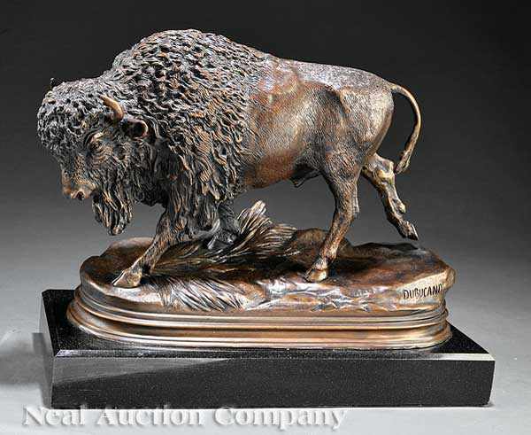 Appraisal: A French Bronze of a Buffalo early th c after