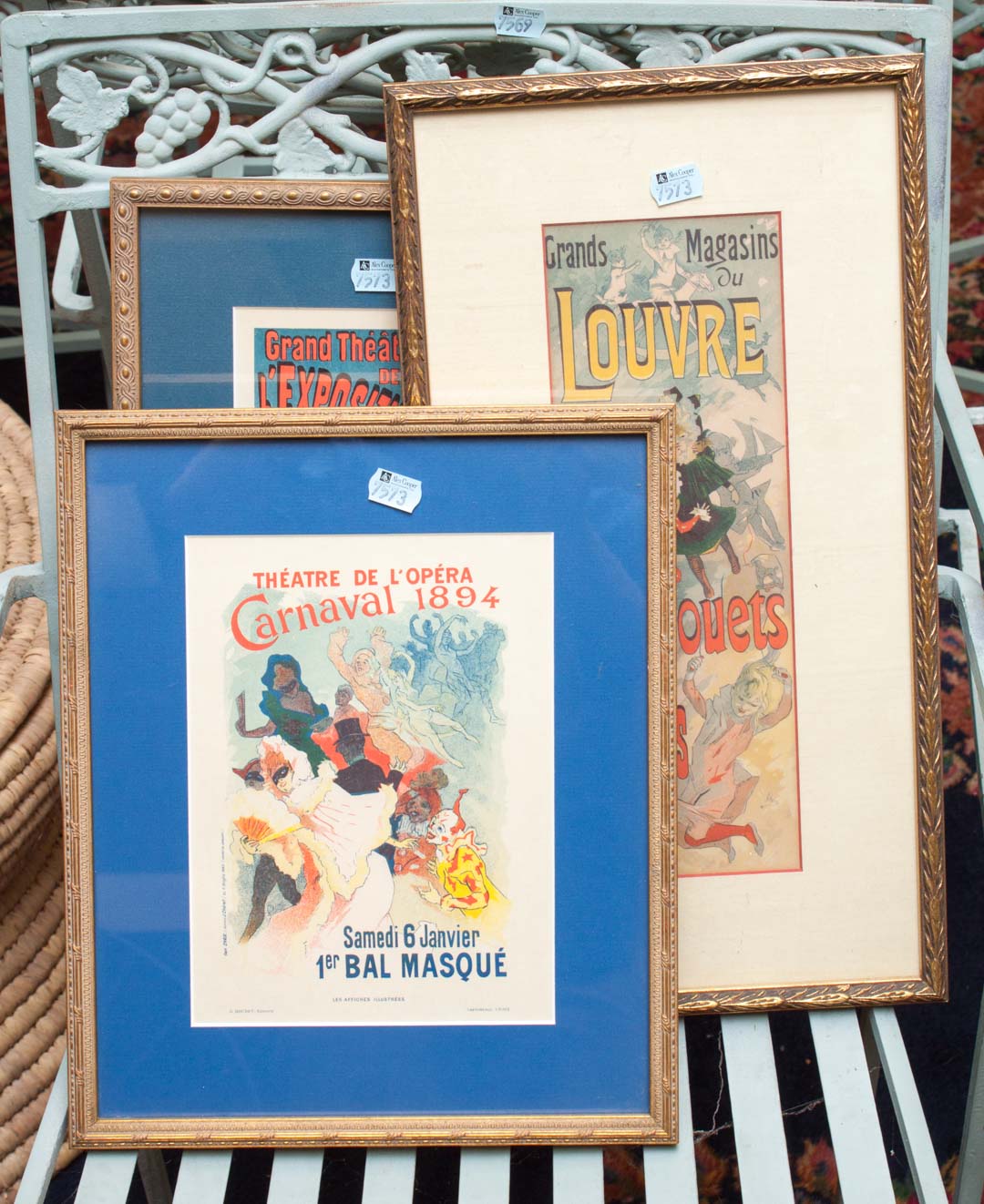 Appraisal: Four framed French prints