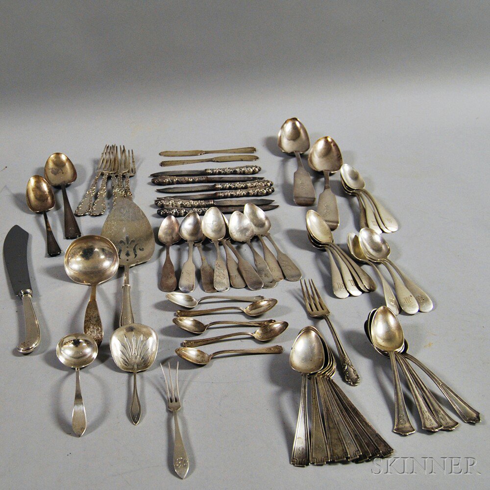 Appraisal: Group of Sterling Silver Flatware from various makers including Gorham