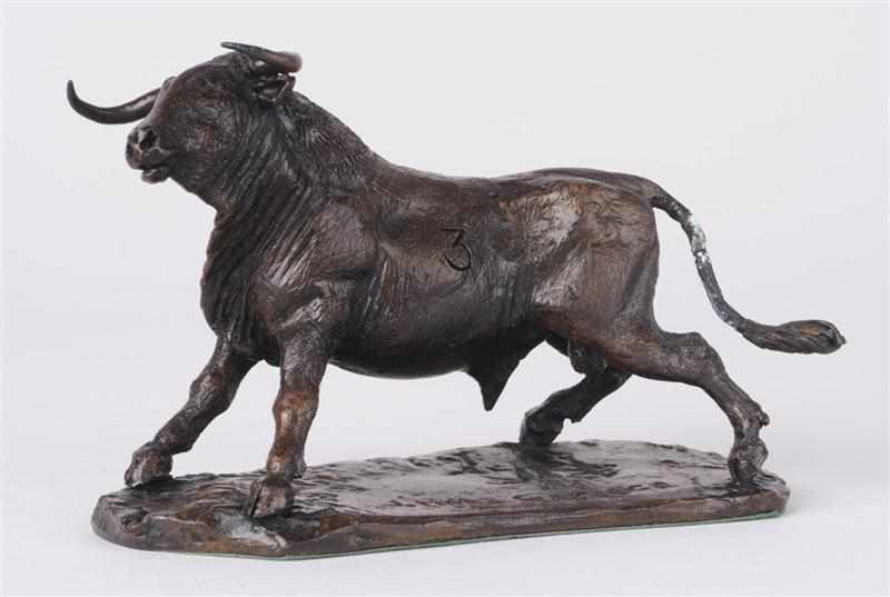 Appraisal: AFTER J H DEZ GARNICA BULL Bronze impressed signature the