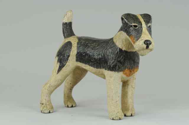 Appraisal: RUBBER WIRE-HAIRED FOX TERRIER DOORSTOP Very rare rubber doorstop Full