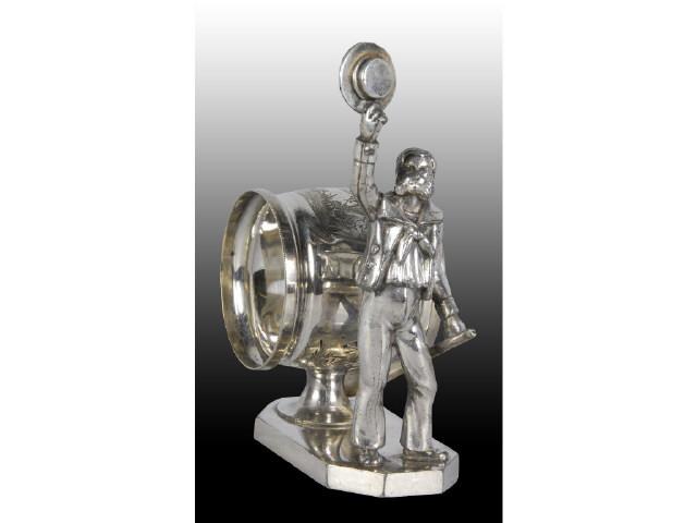 Appraisal: Victorian Sailor Figural Napkin Ring Description Sailor is holding a