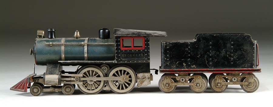 Appraisal: LIONEL STANDARD GAUGE LOCOMOTIVE WITH MATCHING TENDER This somewhat earlier