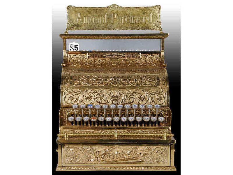 Appraisal: Model National Cash Register Description '' x '' Features fine