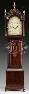 Appraisal: RARE CHIPPENDALE MAHOGANY DWARF CASE CLOCK WALTER CORNELL NEWPORT Early