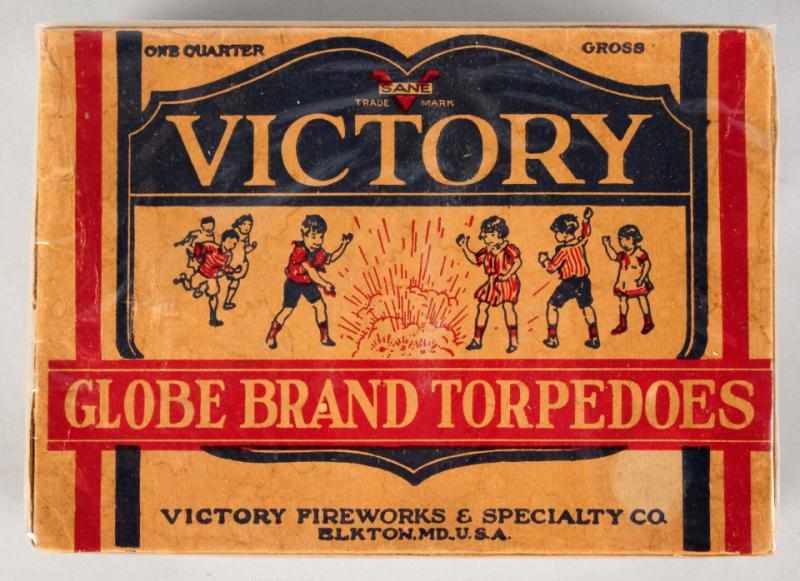 Appraisal: Victory Globe Brand Torpedoes Class Manufactured by Victory Fireworks in