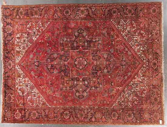 Appraisal: Persian Herez carpet Iran circa x Estimate - Even wear