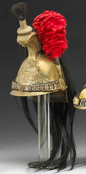 Appraisal: A scarce French nd Empire Model helmet for the Dragoons