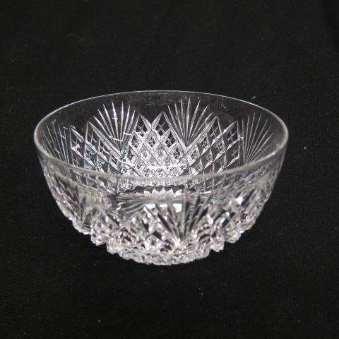 Appraisal: Cut Glass Dessert Bowls or Finger Bowls strawberry diamond fan