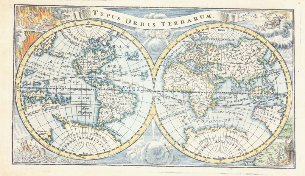 Appraisal: TYPUS ORBIS TERRARUM MAP CHARLES DE LAUNAY Second quarter th