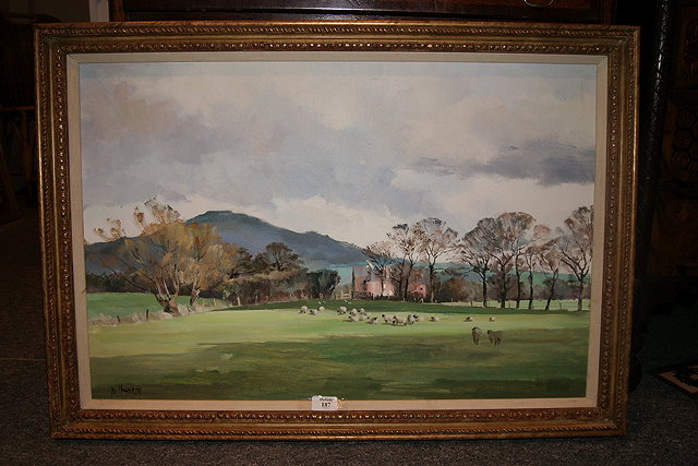 Appraisal: Diana HaworthBritish Camp Malvern Hills signed oils on canvas Kenulf