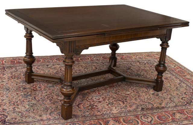 Appraisal: American draw-leaf dining table Berkey Gay Furniture first half th