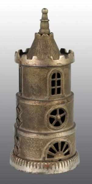 Appraisal: Cast Iron Columbia Tower Still Bank Description Circa Manufactured by