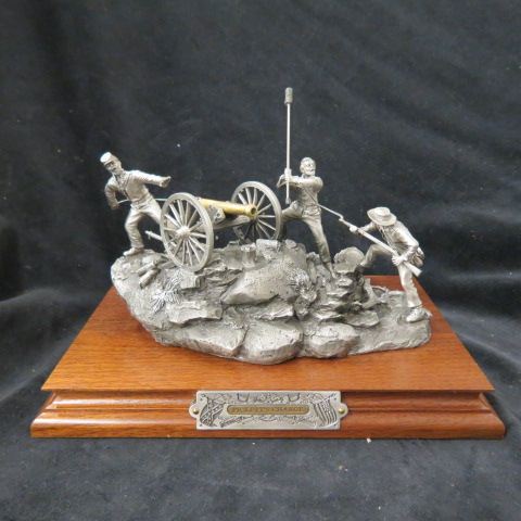 Appraisal: Chilmark Pewter Figurine Pickett's Charge civil war scene by Francis