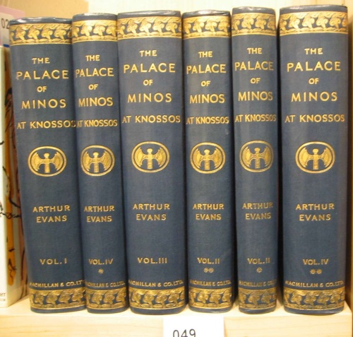 Appraisal: EVANS SIR ARTHUR JOHN The Palace of Minos A Comparative