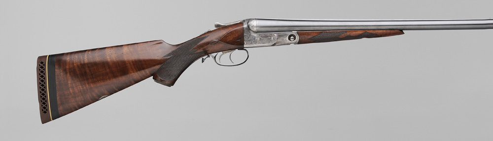 Appraisal: Parker Double-Barrel ga Shotgun DH grade figured walnut stock with