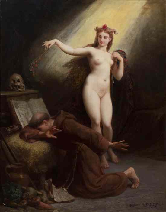 Appraisal: Henri Pierre Picou French - The Temptation of Saint Anthony