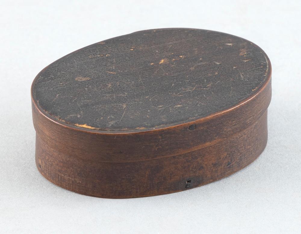 Appraisal: VERY SMALL HINGHAM PANTRY BOX TH CENTURY LENGTH VERY SMALL