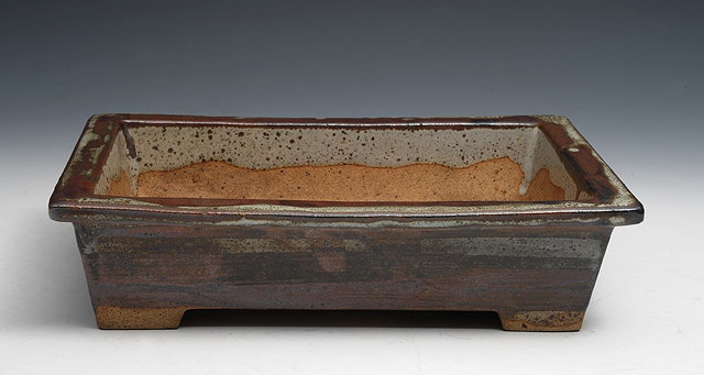 Appraisal: Bernard Leach British - at Leach PotteryBonsai dishbrown and grey