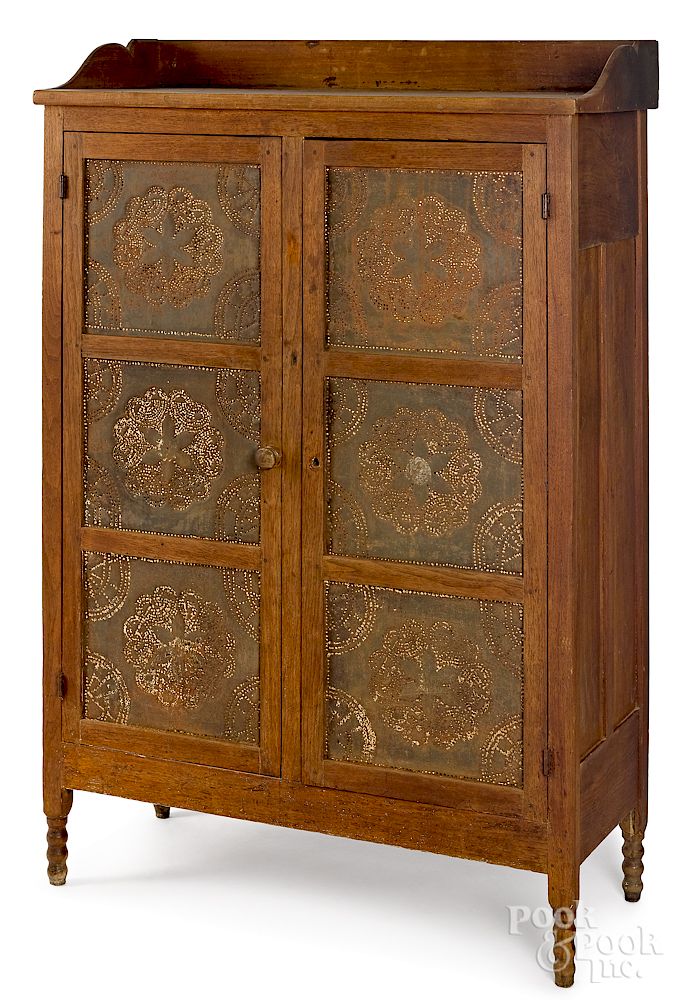 Appraisal: Southern walnut pie safe Southern walnut pie safe th c