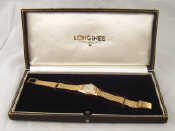 Appraisal: A carat gold lady's Longines wrist watch with carat gold