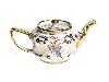 Appraisal: A COALPORT TEAPOT AND COVER of compressed circular shape attractively