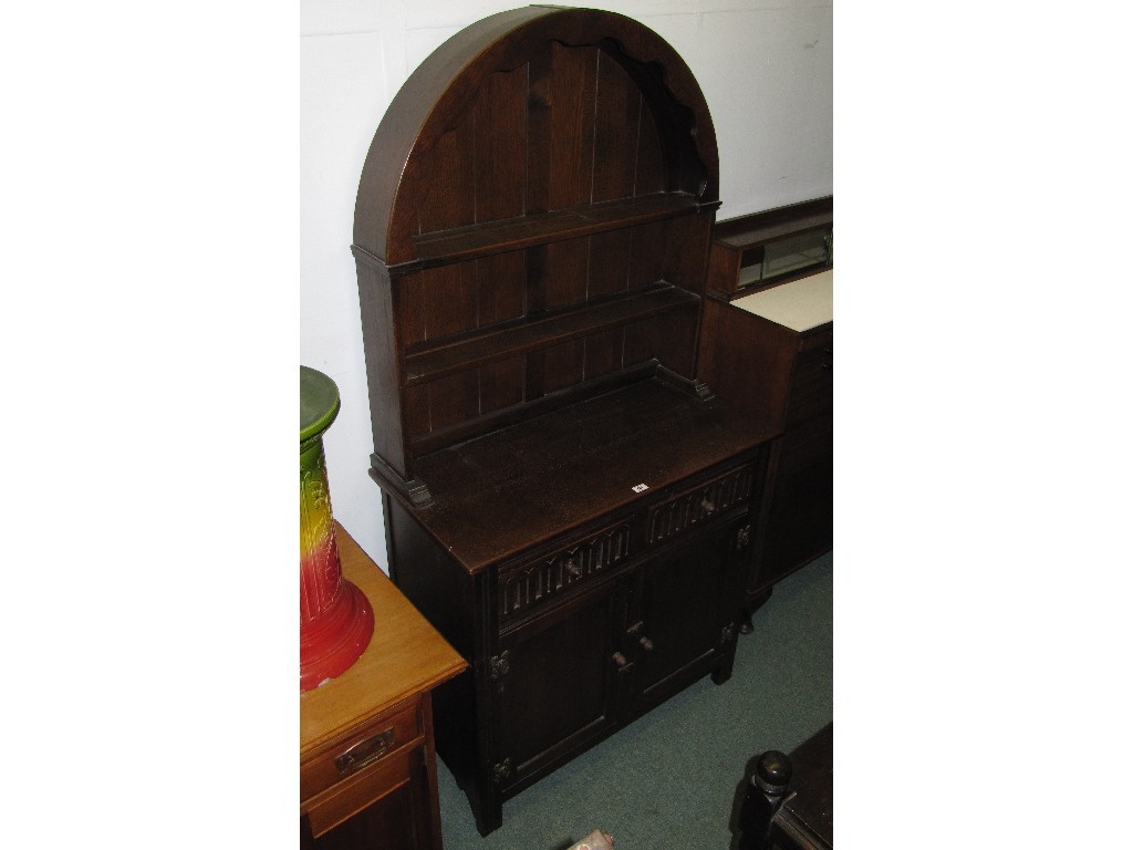 Appraisal: Oak kitchen dresser