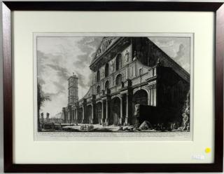 Appraisal: G B Piranesi Veduto della Basilica di S Paolo Giovanni