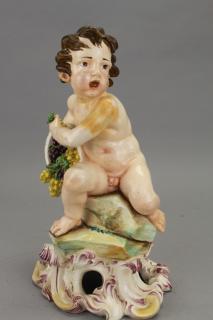 Appraisal: Antique European Porcelain Figure Antique European Porcelain Figure Height in