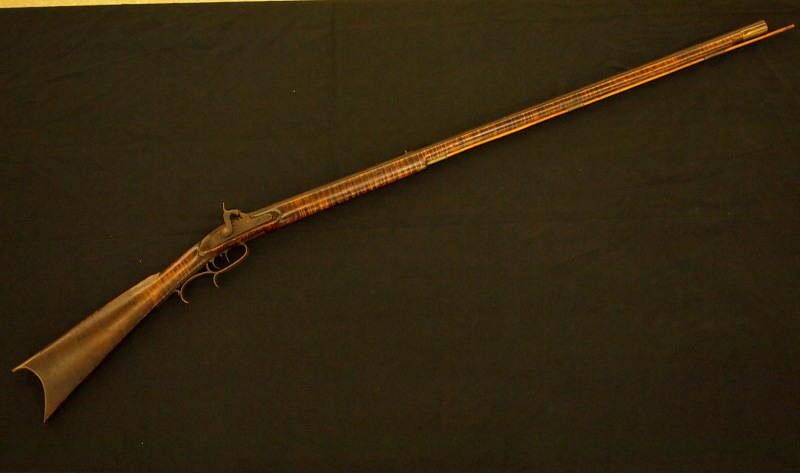 Appraisal: th c Percussion rifle A th century American Percussion rifle